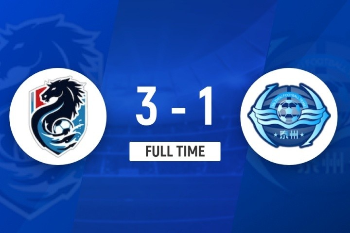 淮安3-1泰州结束两连败升至第7 赵旭旸