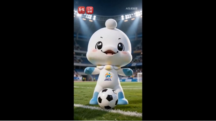 苏超吉祥物苏嘟嘟亮相，原型是“微笑天使”江豚并融入昆曲元素